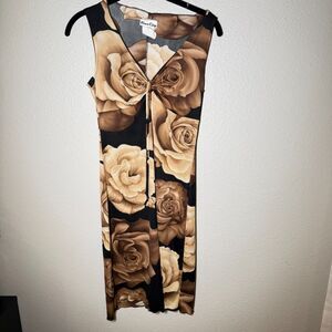 Y2K RAVE CITY FLOWERED DRESS